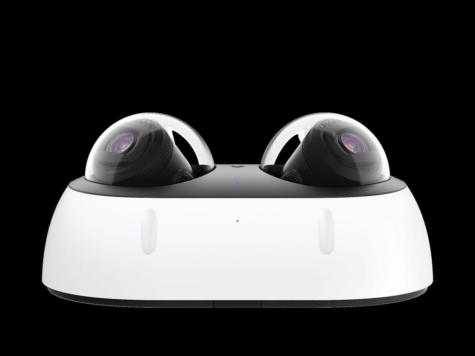 Verkada multisensor dome camera product render — one of the cloud-managed camera families used in connected physical security designs